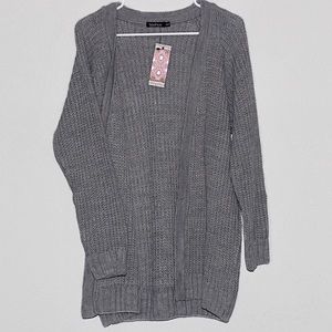 Oversized chunky cardigan: Boohoo